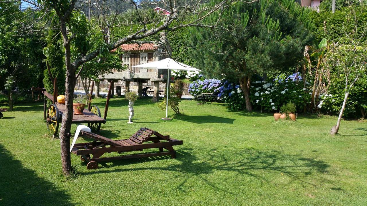 Casa Videira - Hotel rural cerca del mar Bueu Esterno foto